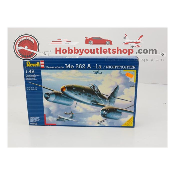 Schaal 1:48 REVELL Set of 3 ME 262A-1A Nightfighter, F-86D ''Dog Sabre'', Focke Wulf FW 190 G-8 A-8/R8 Art. Nrs. 04509 / 04533 / 04536 #145 - sku: 20210818042125 - Gebruikt - Zo goed als nieuw - Afbeelding 6