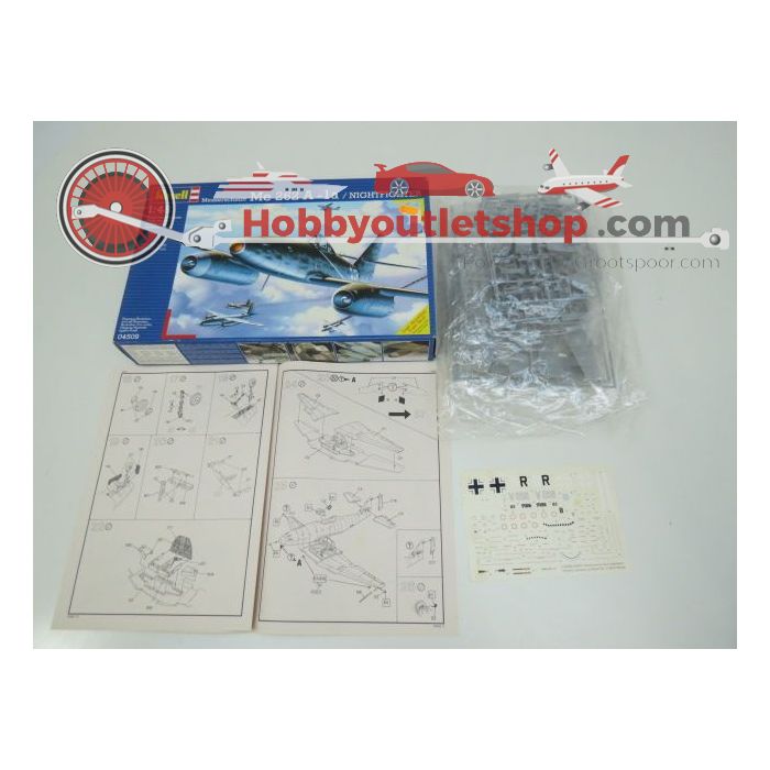 Schaal 1:48 REVELL Set of 3 ME 262A-1A Nightfighter, F-86D ''Dog Sabre'', Focke Wulf FW 190 G-8 A-8/R8 Art. Nrs. 04509 / 04533 / 04536 #145 - sku: 20210818042125 - Gebruikt - Zo goed als nieuw - Afbeelding 7