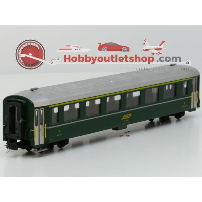 Schaal 0m Roco Alpin Line 50522 Rhatische Bahn Personenwagen #1022 - sku: 20211112022000 - Gebruikt - Zeer goede staat - Afbeelding 2
