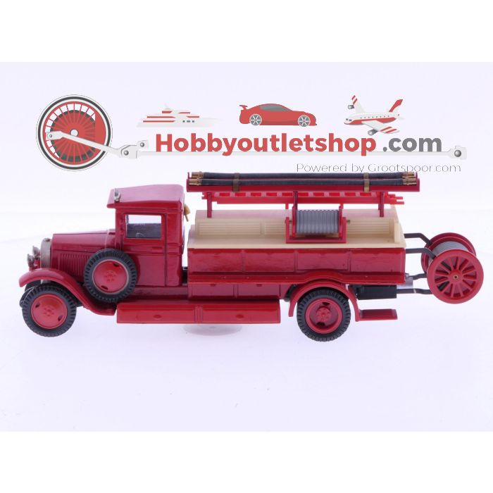 Schaal 1:43 OMO 4223812 JHC Rode brandweer wagen Nr.3 1937 #7016 - sku: 20241108090040 - Used - Reasonable condition - Photo 2