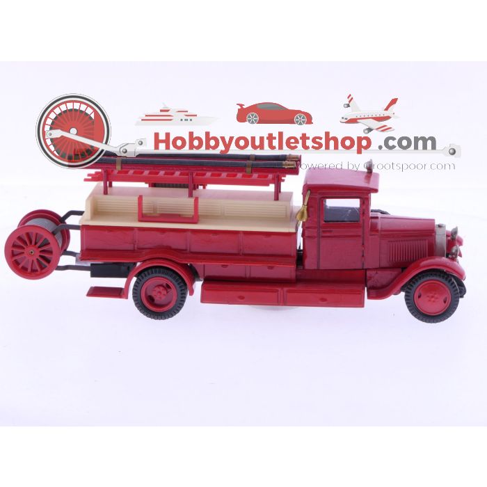 Schaal 1:43 OMO 4223812 JHC Rode brandweer wagen Nr.3 1937 #7016 - sku: 20241108090040 - Used - Reasonable condition - Photo 5