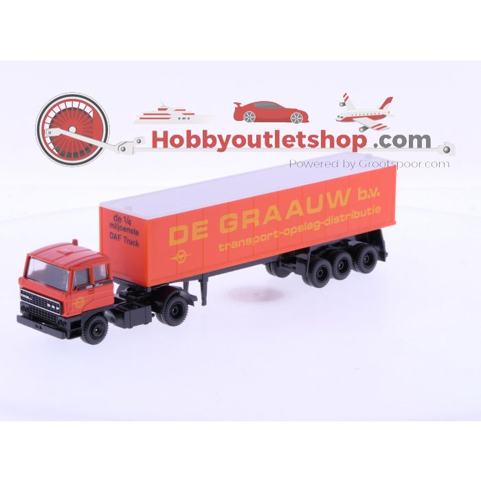 Schaal 1:87 EFSI DAF 3300 met oplegger De Graauw #7019 - sku: 20241108111539 - Gebruikt - Zo goed als nieuw - Afbeelding 3