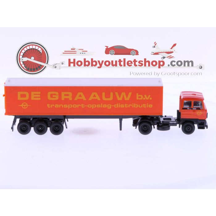 Schaal 1:87 EFSI DAF 3300 met oplegger De Graauw #7019 - sku: 20241108111539 - Gebruikt - Zo goed als nieuw - Afbeelding 7