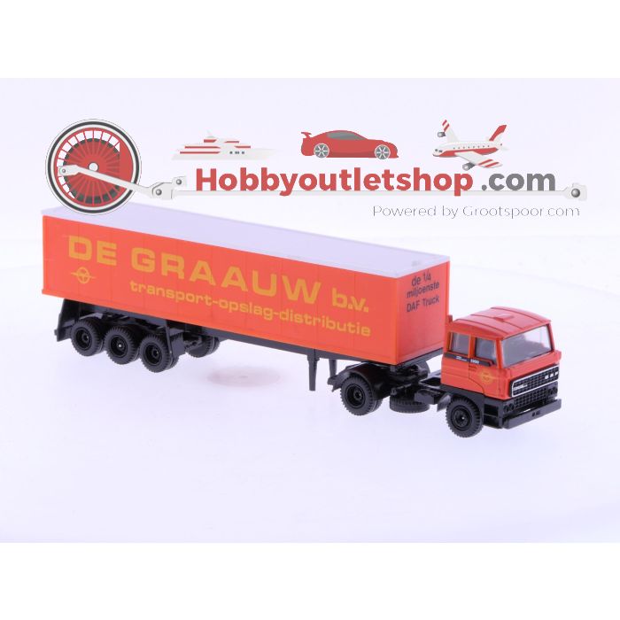 Schaal 1:87 EFSI DAF 3300 met oplegger De Graauw #7019 - sku: 20241108111539 - Gebruikt - Zo goed als nieuw - Afbeelding 8
