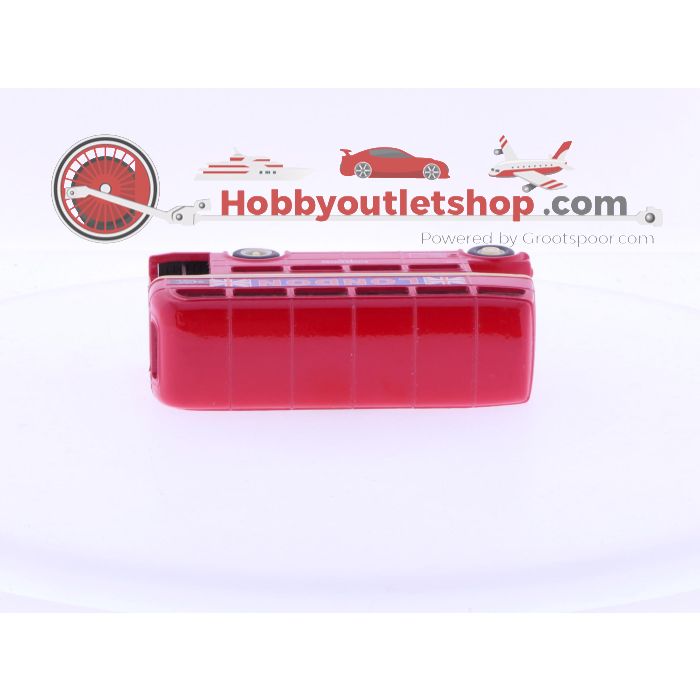 Schaal 1:64 FISA London Routemaster Red Double Decker Bus #7022 - sku: 20241108020456 - Gebruikt - Zo goed als nieuw - Afbeelding 9