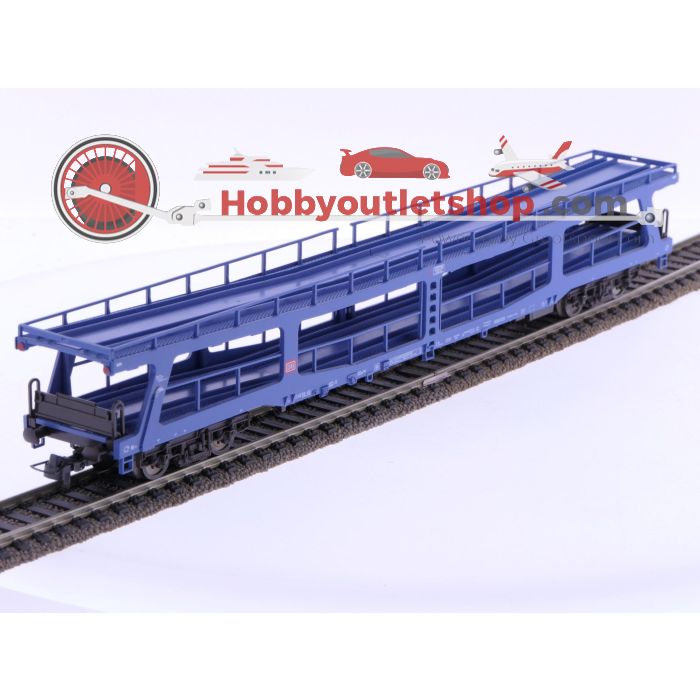 Schaal H0 Fleischmann 5290 autotransportwagen type DDm 915 van de DB #6608 - sku: 20241114101532 - Gebruikt - Zeer goede staat - Afbeelding 4