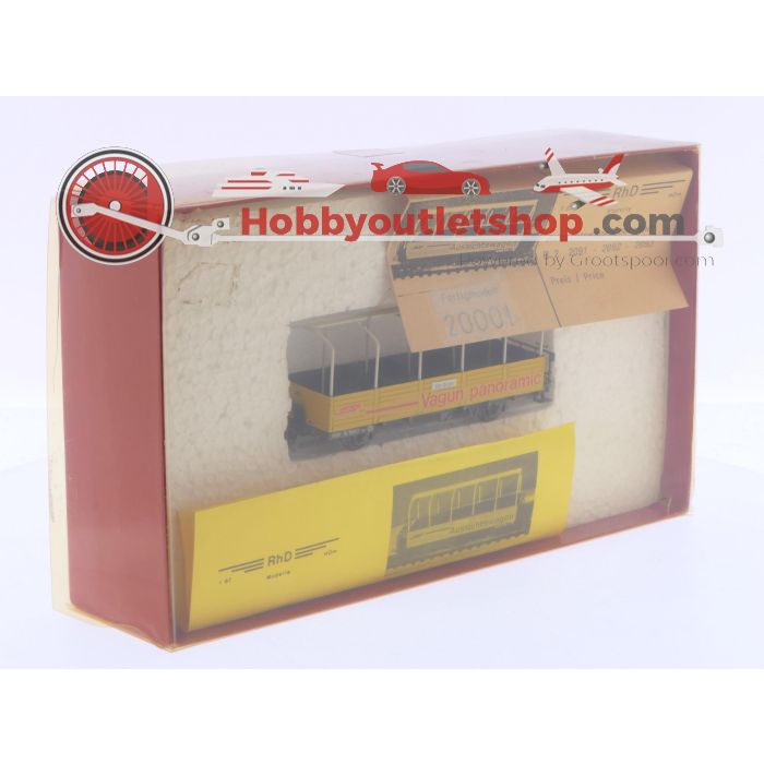 Schaal H0m Bemo 20001 observatiewagen B 2093 van de RhB #P249 - sku: 20241115114117 - Used - Like new - Photo 9