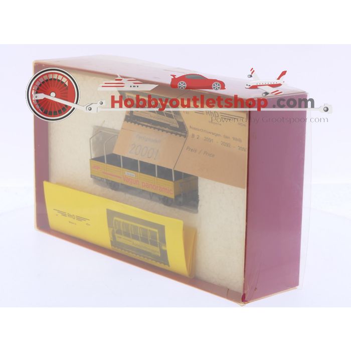 Schaal H0m Bemo 20001 observatiewagen B 2093 van de RhB #P249 - sku: 20241115114117 - Used - Like new - Photo 10