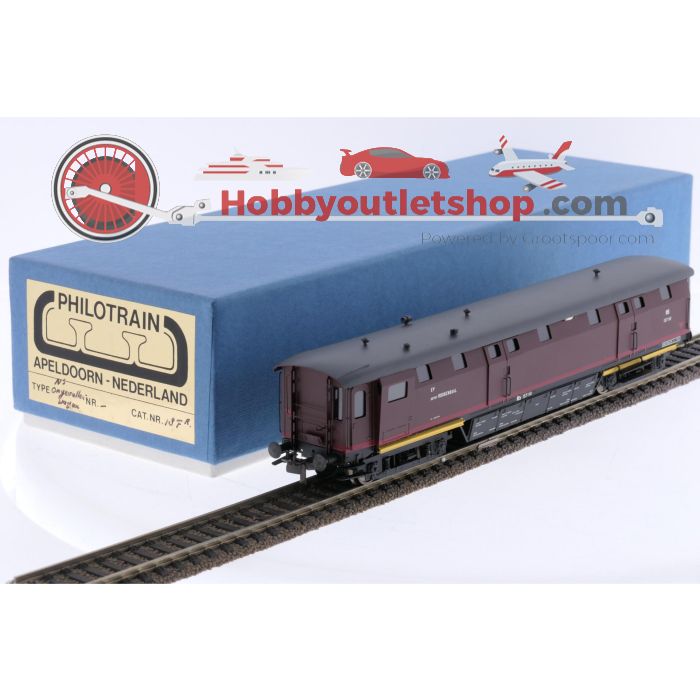 Schaal H0 Philotrain 18F ongevallenwagen "Depot Roosendaal" van de NS #P257 - sku: 20250124045257 - Used - New condition - Photo 10