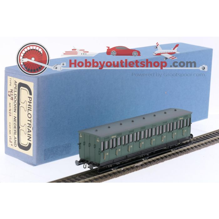 Schaal H0 Philotrain cat.nr. 12A personenrijtuig HSM C8 422 van de NS #P260 - sku: 20250128094211 - Gebraucht - Neuer Zustand - Bild 9