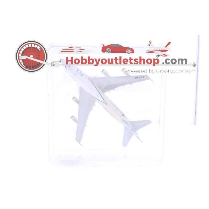 Schaal 1:500 NetModels NETPIA1 PIA Boeing 747-200 "Thar" - "Colours of the Dessert" Reg. AP-BAK #7212 - sku: 20250204092441 - Gebraucht - Neuer Zustand - Bild 4