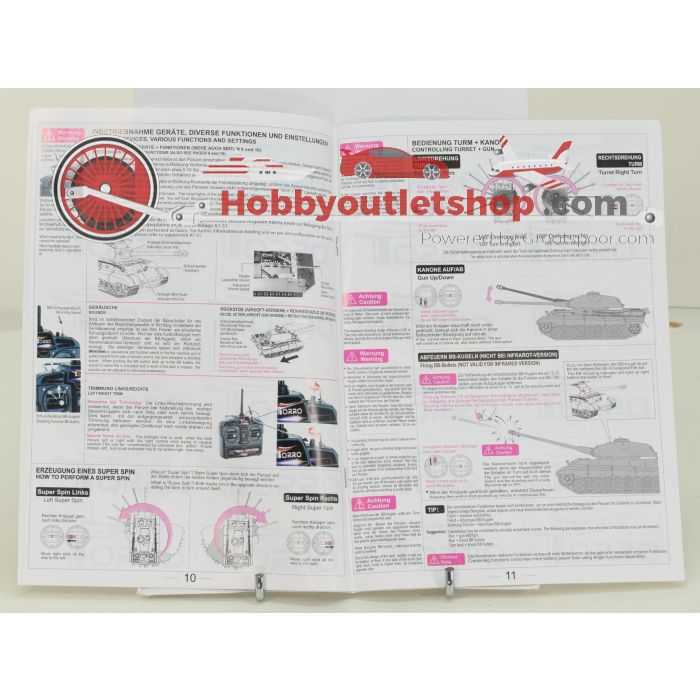 Schaal 1:16 Torro 3888-1 Koningstiger RC overcompleet #6765 - sku: 20250211092157 - Gebraucht - Neuer Zustand - Bild 13