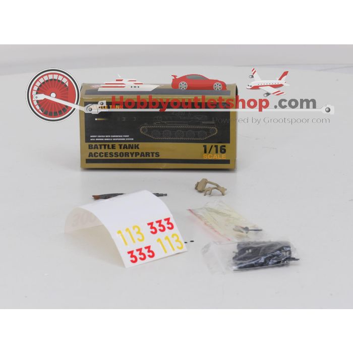 Schaal 1:16 Torro 3888-1 Koningstiger RC overcompleet #6765 - sku: 20250211092157 - Gebraucht - Neuer Zustand - Bild 16