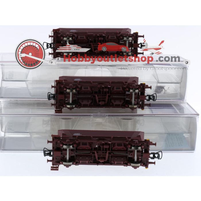 Schaal H0 Roco 76170 3-delige set zelflossers type Fcs van de DB #6876 - sku: 20250313111850 - Gebruikt - Zo goed als nieuw - Afbeelding 15