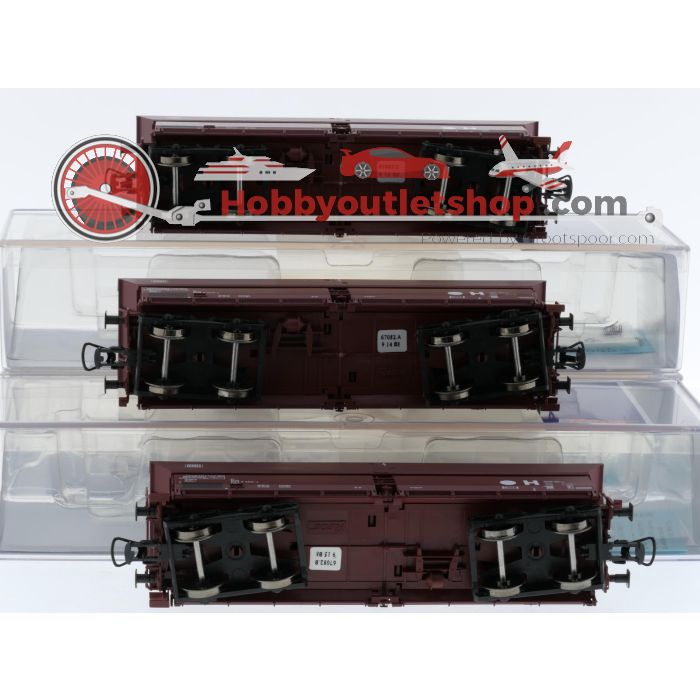 Schaal H0 Roco 67082 3-delige set zelflossende onderlossers type Fals van de DB #6878 - sku: 20250313010926 - Gebruikt - Zo goed als nieuw - Afbeelding 16