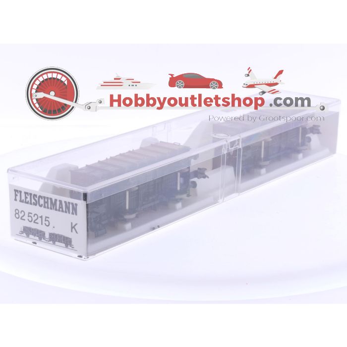 Schaal H0 Fleischmann 82 5215 K set van 2 goederenwagens beladen met kolen type Om 12 van de DB #6899 - sku: 20250318015644 - Gebruikt - Zo goed als nieuw - Afbeelding 4