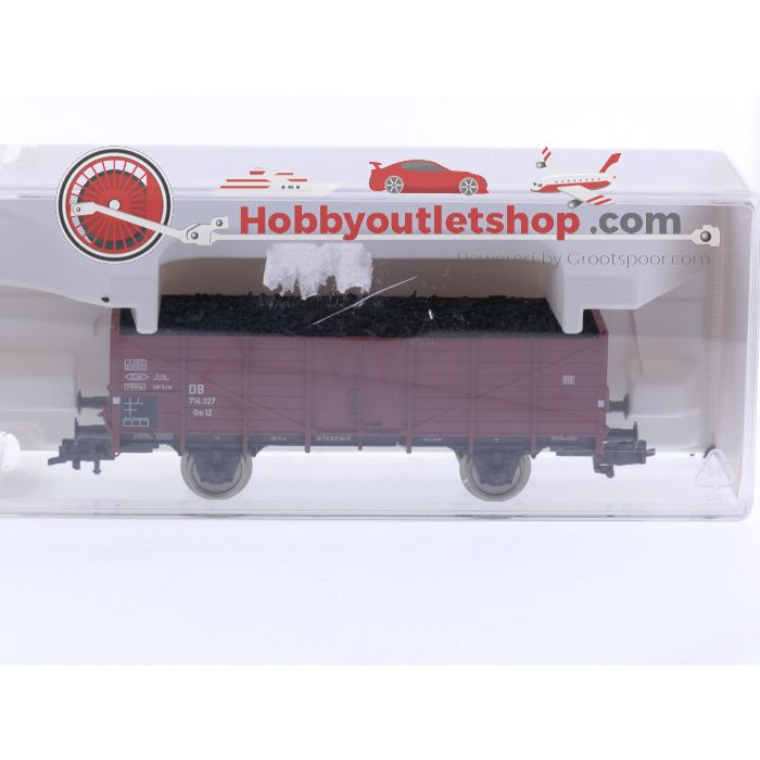 Schaal H0 Fleischmann 82 5215 K set van 2 goederenwagens beladen met kolen type Om 12 van de DB #6899 - sku: 20250318015644 - Gebruikt - Zo goed als nieuw - Afbeelding 3