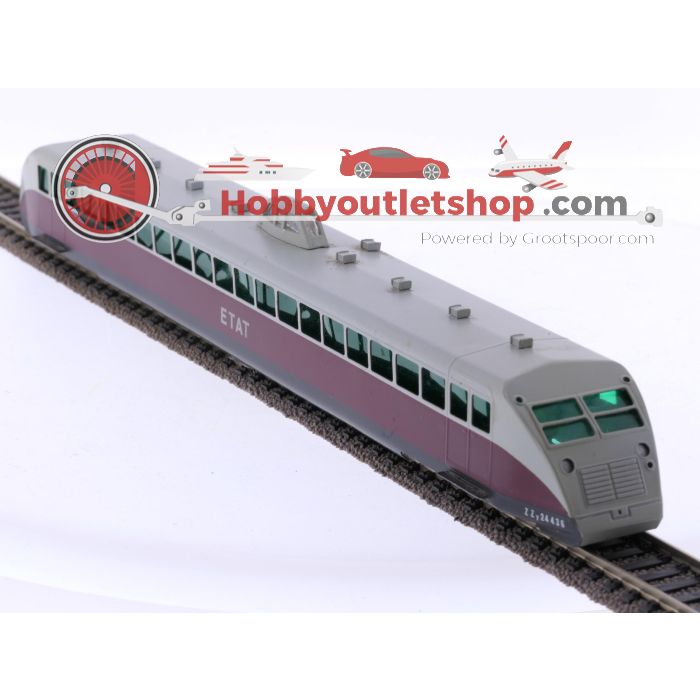Schaal H0 SMF AG D 304 C autorail ZZy Bugatti van de ETAT #P267 - sku: 20250319102822 - Gebraucht - Wie Neu - Bild 2