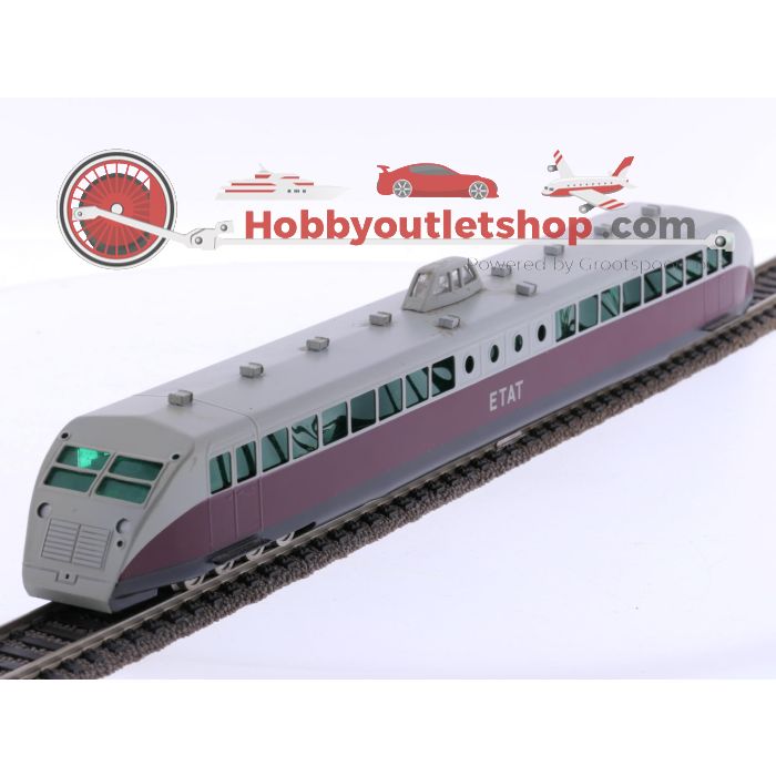 Schaal H0 SMF AG D 304 C autorail ZZy Bugatti van de ETAT #P267 - sku: 20250319102822 - Gebraucht - Wie Neu - Bild 3