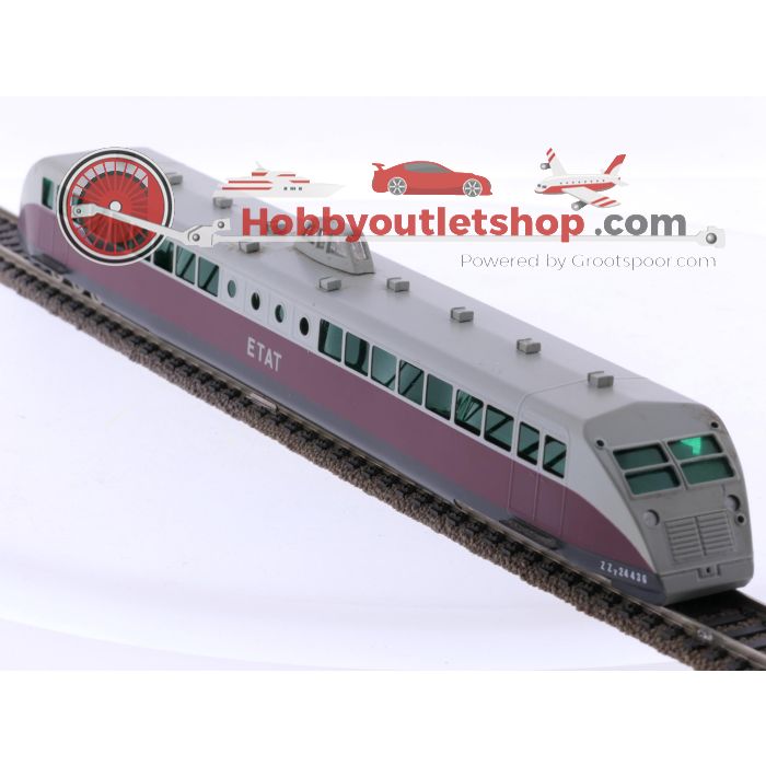 Schaal H0 SMF AG D 304 C autorail ZZy Bugatti van de ETAT #P267 - sku: 20250319102822 - Gebraucht - Wie Neu - Bild 4