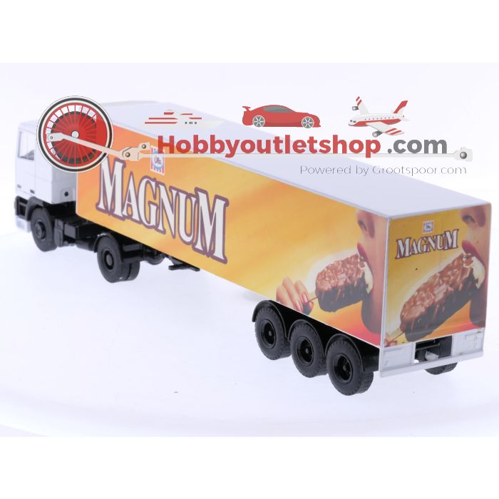 Schaal 1:50 Lion-toys No. DAF 95 400ATi trekker met koeltrailer "Ola Magnum" #6933 - sku: 20250425024050 - Used - Very good condition - Photo 3