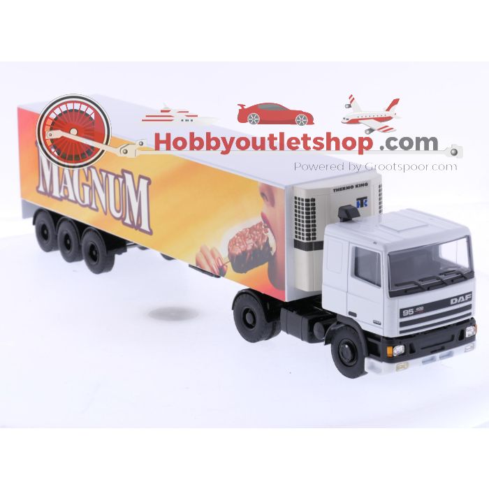 Schaal 1:50 Lion-toys No. DAF 95 400ATi trekker met koeltrailer "Ola Magnum" #6933 - sku: 20250425024050 - Used - Very good condition - Photo 5