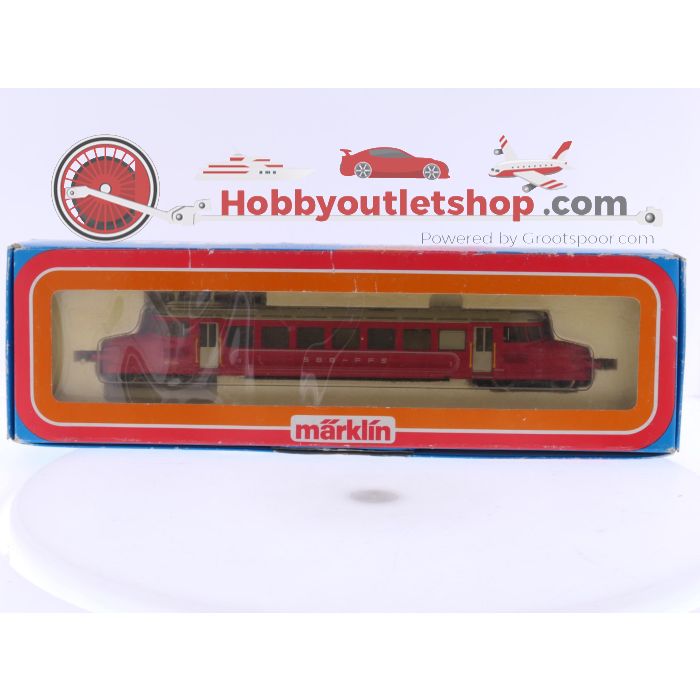 Schaal H0 Märklin 3126 elektrische motorwagen CLe 2/4 'Roter Pfeil' van de SBB #7674 - sku: 20250528112213 - Gebruikt - Zo goed als nieuw - Afbeelding 7