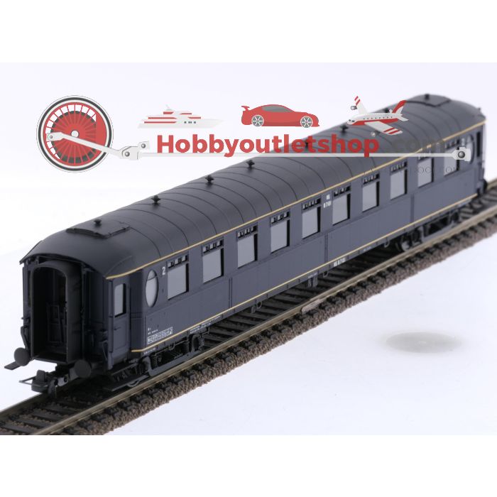 Schaal H0 Philotrain 38 C personenrijtuig Ovaalramer B 7100 blauw/ RIC teken van de NS #P280 - sku: 20250530014732 - Used - New condition - Photo 3