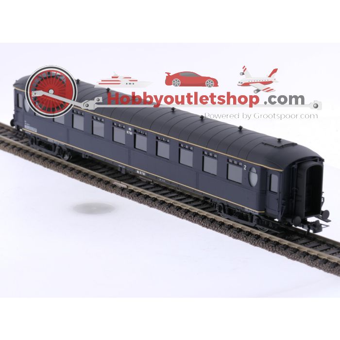 Schaal H0 Philotrain 38 C personenrijtuig Ovaalramer B 7100 blauw/ RIC teken van de NS #P280 - sku: 20250530014732 - Used - New condition - Photo 4