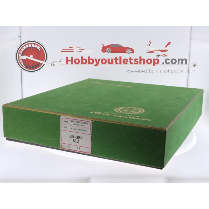 Schaal H0 Metropolitan 6090 Set 4 voiture/wag. BN-GBS SEZ no. 29 van de BN/GBS #P282 - sku: 20250530023051 - Gebruikt - Zeer goede staat - Afbeelding 20