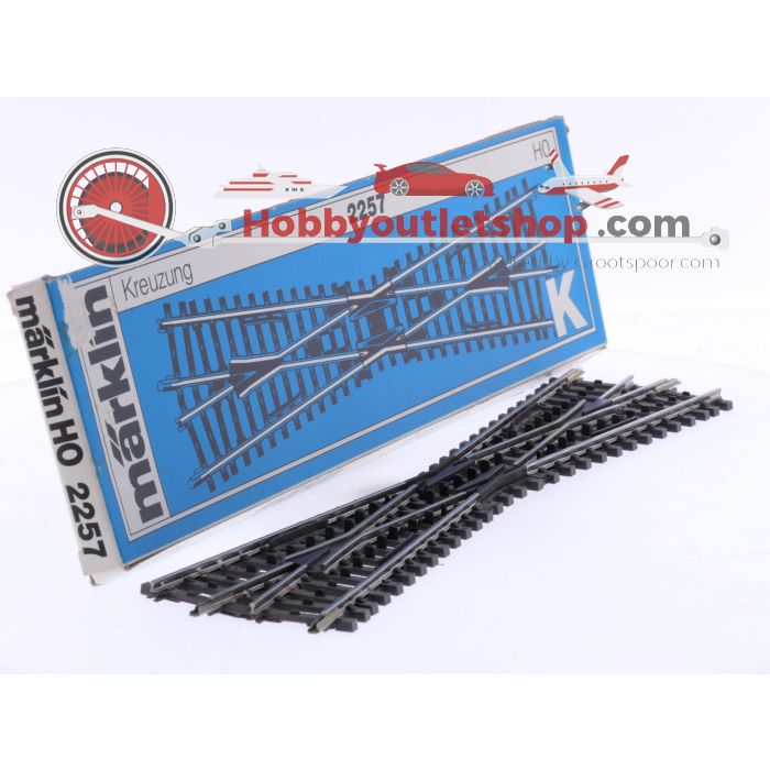 Schaal H0 Märklin 2257 K-rails kruising lengte 225 mm #7699 - sku: 20250603015702 - Used - Very good condition - Photo 3