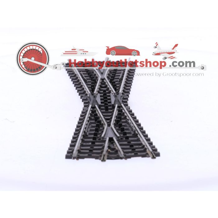 Schaal H0 Märklin 2257 K-rails kruising lengte 225 mm #7699 - sku: 20250603015702 - Used - Very good condition - Photo 2