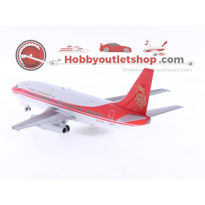Schaal 1:200 JC Wings EW2734004 Boeing 737-200 Dragonair Reg. VR-HKP #7717 - sku: 20250605045543 - Gebruikt - Zeer goede staat - Afbeelding 2