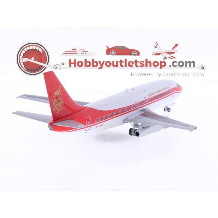 Schaal 1:200 JC Wings EW2734004 Boeing 737-200 Dragonair Reg. VR-HKP #7717 - sku: 20250605045543 - Gebruikt - Zeer goede staat - Afbeelding 3