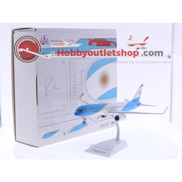 Schaal 1:200 JC Wings LH2446 Boeing 757-200 Republica Argentina Reg. ARG-01 #7719 - sku: 20250606115712 - Gebruikt - Zeer goede staat - Afbeelding 11