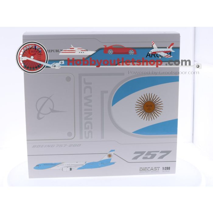 Schaal 1:200 JC Wings LH2446 Boeing 757-200 Republica Argentina Reg. ARG-01 #7719 - sku: 20250606115712 - Gebruikt - Zeer goede staat - Afbeelding 7