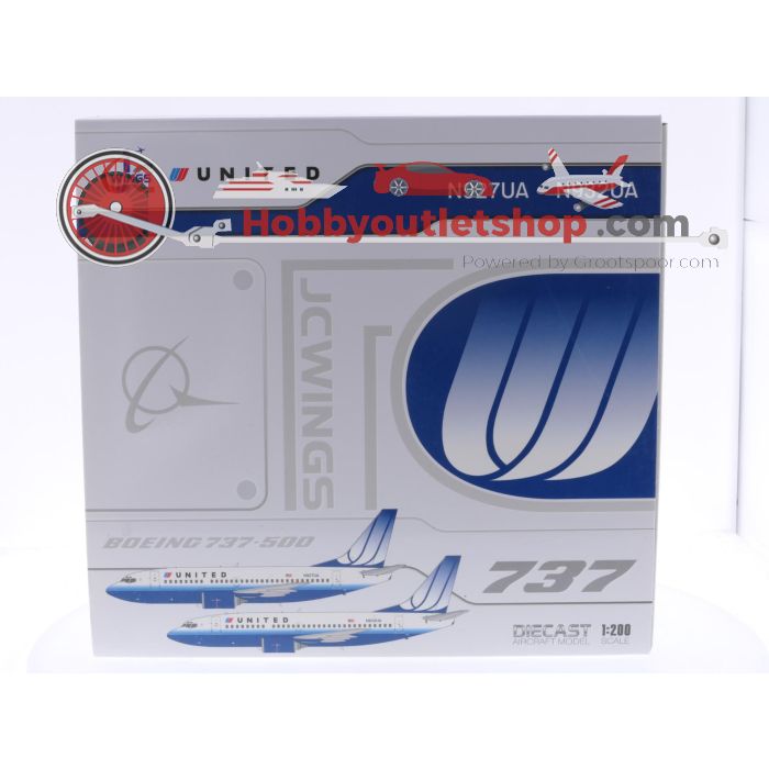Schaal 1:200 JC Wings XX20243 Boeing 737-500 United Airlines Reg. N927UA #7722 - sku: 20250606023508 - Gebruikt - Zeer goede staat - Afbeelding 6