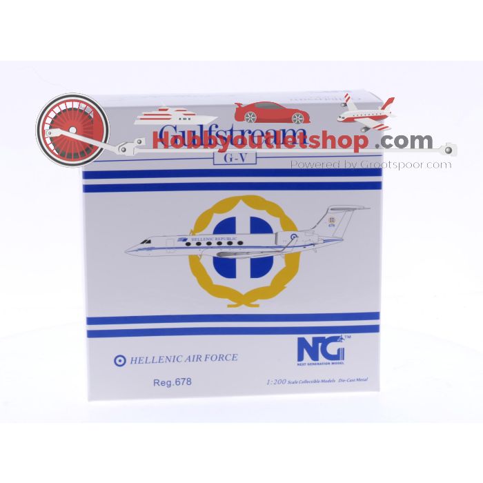 Schaal 1:200 NG Models 75009 Gulsream G-V Hellenic Ari Force Reg. 678 #7726 - sku: 20250606050848 - Gebruikt - Goede staat - Afbeelding 7