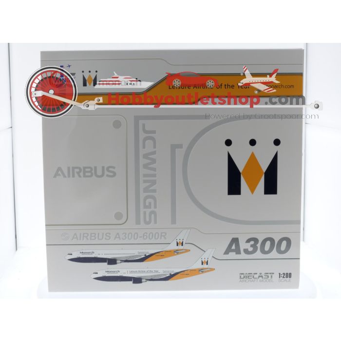 Schaal 1:200 JC Wings LH2218 Airbus A300-600R Monarch Air Reg. G-MONS #7727 - sku: 20250610112427 - Gebraucht - Guter Zustand - Bild 6