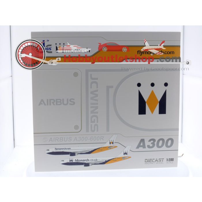 Schaal 1:200 JC Wings LH2315 Airbus A300-600R Monarch Airlines Reg. G-MAJS #7729 - sku: 20250610122208 - Gebraucht - Guter Zustand - Bild 6
