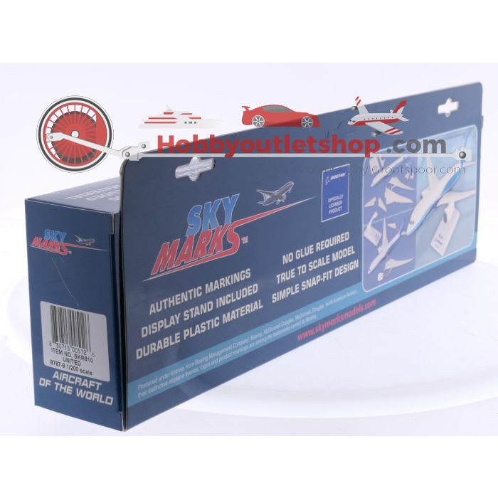 Schaal 1:200 Skymarks SKR810 Boeing 787-9 United Airlines Reg. N38950 #7849 - sku: 20250708120811 - Nieuw - Afbeelding 4