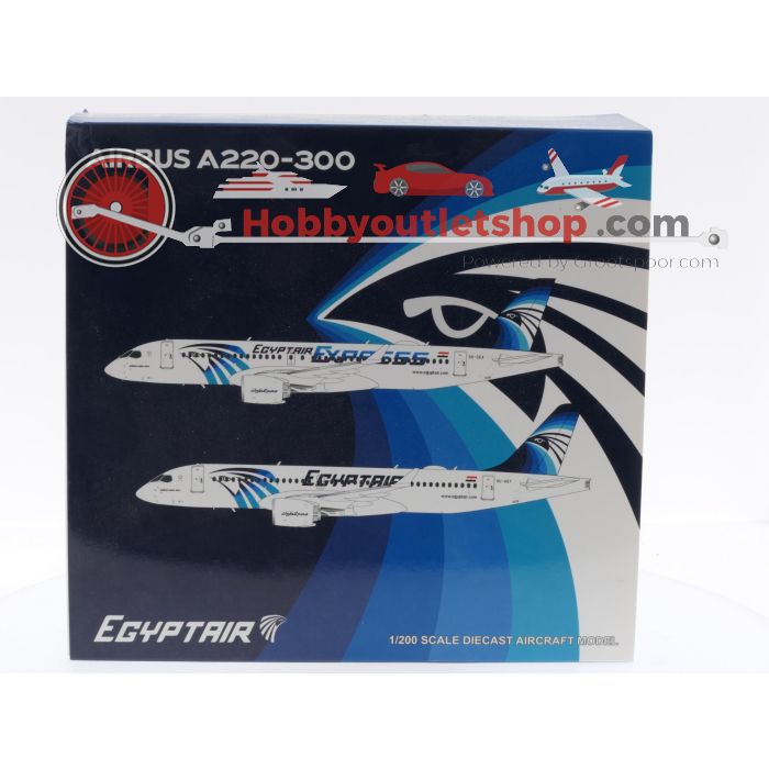 Schaal 1:200 JC Wings LH2230 Airbus A220-300 Egypt Air Express Reg. SU-GEX #7896 - sku: 20250710045450 - Neu - Bild 2