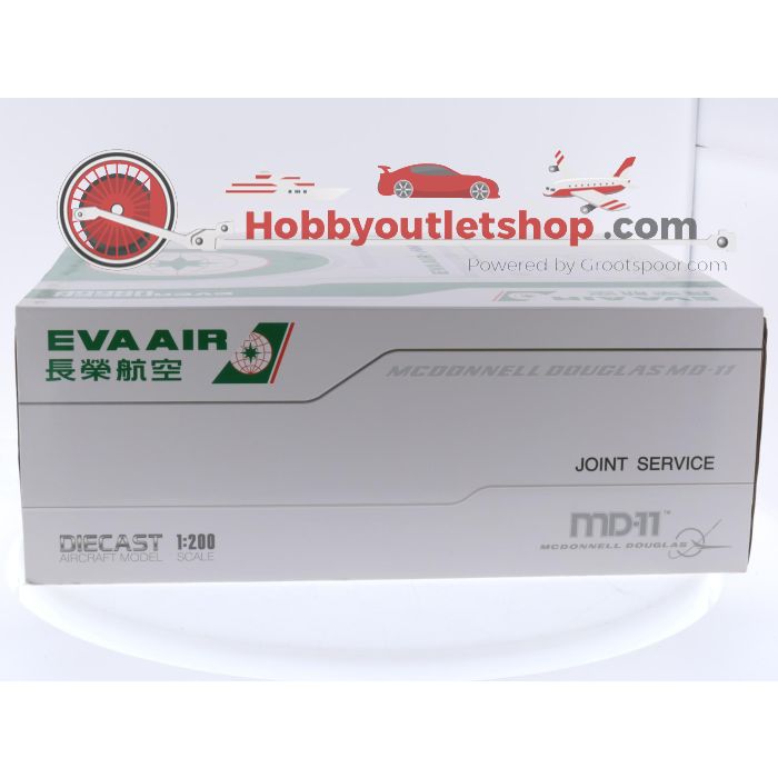 Schaal 1:200 JC Wings XX20171 McDonnell Douglas MD-11 Eva Air Reg. B-16102 #7909 - sku: 20250715094940 - Nieuw - Afbeelding 4