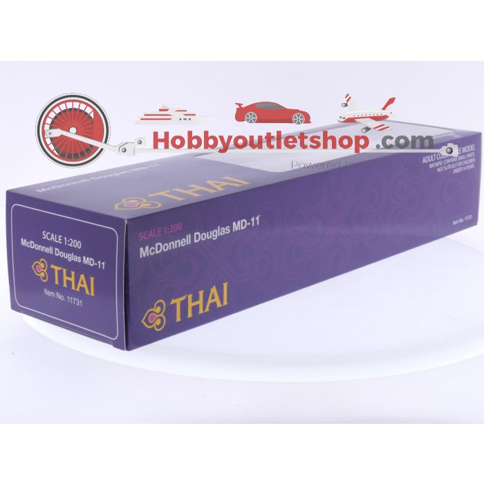 Schaal 1:200 Hogan Wings 11731 McDonnell Douglas DM-11 Thai Airways Reg. HS-TMD #7963 - sku: 20250718104324 - New - Photo 4