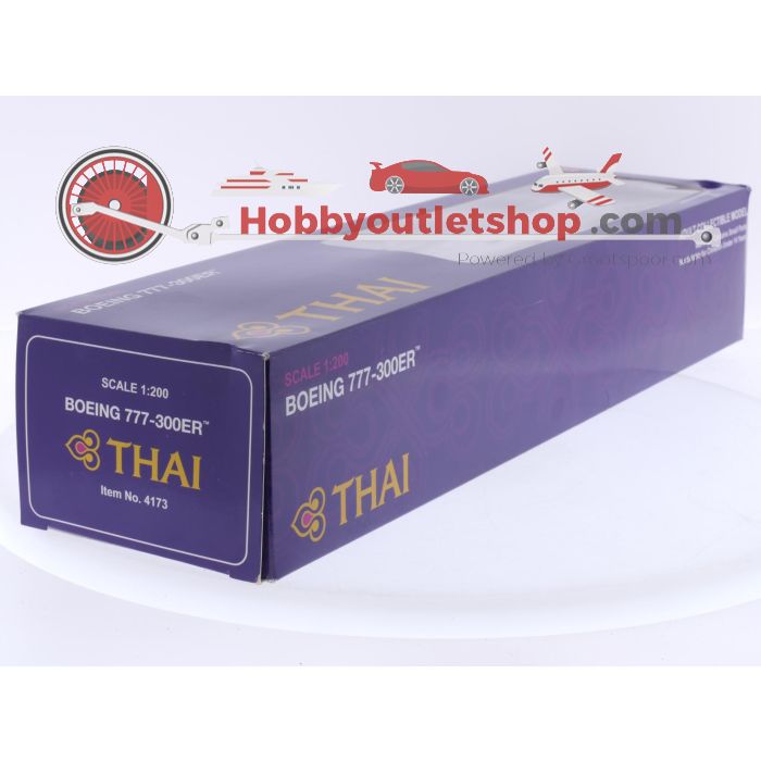 Schaal 1:200 Hogan Wings 4173 Boeing 777-300ER Thai Airways Reg. HS-TKJ #7966 - sku: 20250718115654 - Neu - Bild 3