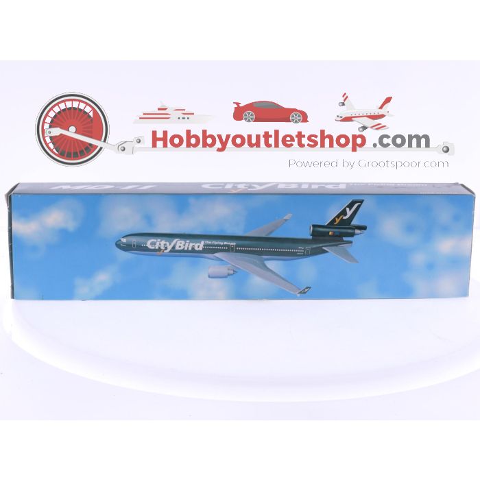 Schaal 1:200 Flight Miniatures MD-01100H-021 McDonnell Douglas MD-11 CityBird Airlines Reg. OO-CTB #7975 - sku: 20250722110540 - Nieuw - Afbeelding 2