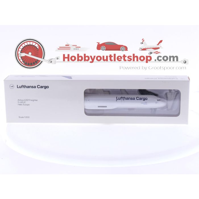 Schaal 1:200 Limox Wings LW200DLH022 Airbus A321 Freighter 'Hello Europa' Reg. D-AEUC #8002 - sku: 20250725093749 - Nieuw - Afbeelding 2