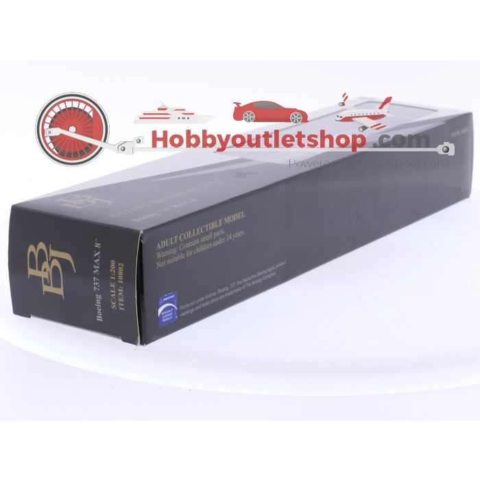 Schaal 1:200 Hogan Wings 10802 Boeing 737 MAX 8 Boeing Business Jets Reg. N/A #8020 - sku: 20250729105637 - New - Photo 3