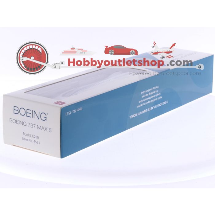 Schaal 1:200 Hogan Wings 4531 Boeing 737 MAX 8 'Boeing house livery' Reg. N/A #8024 - sku: 20250729113336 - New - Photo 4