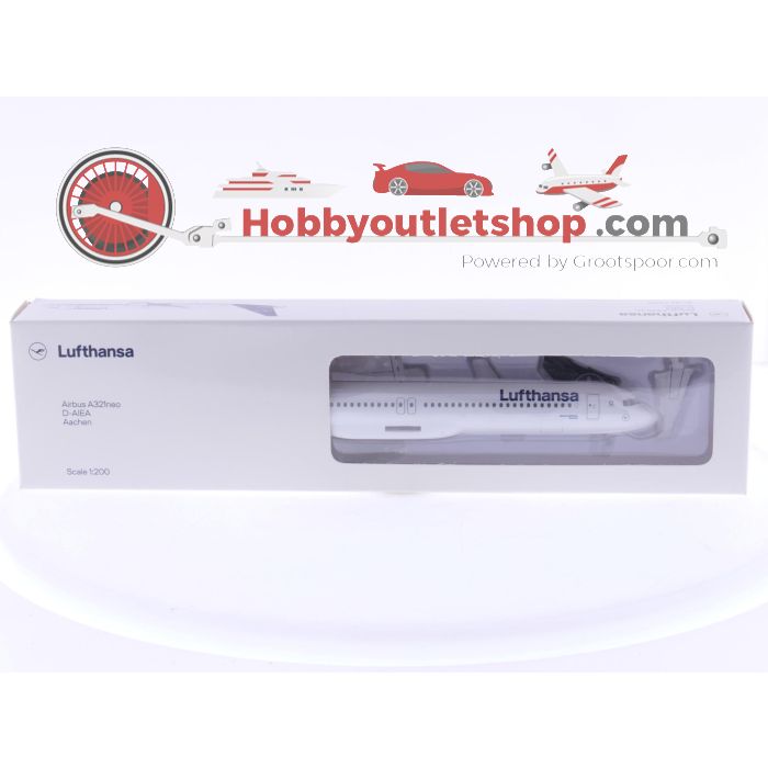 Schaal 1:200 Limox Wings LW200DLH014 Airbus A321Neo 'Aachen' Lufthansa Reg. D-AIEA #8025 - sku: 20250729120111 - Nieuw - Afbeelding 2